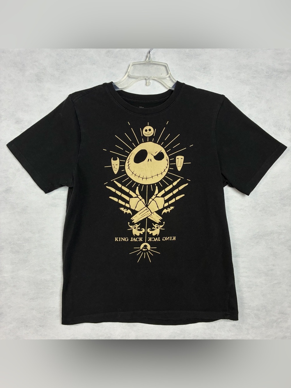 Disney The Nightmare Before Christmas King Jack T-shirt Size XXL 18 Boys Black